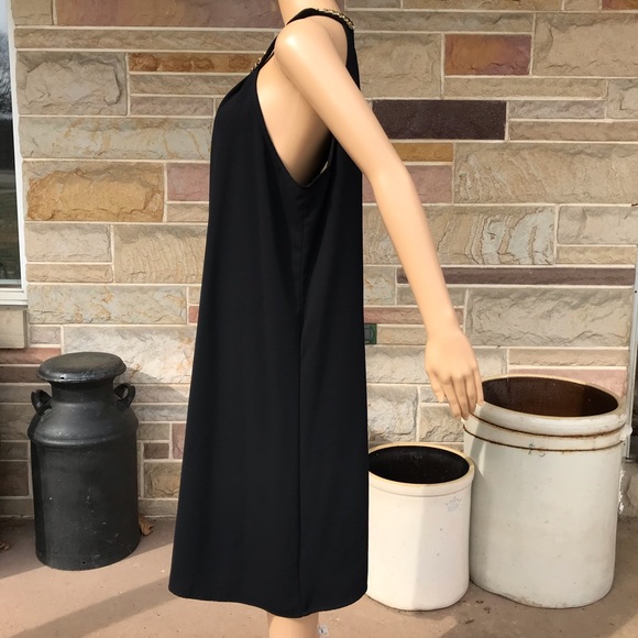 Calvin Klein Halter Dress Chain Detail Size 16W - Picture 4 of 8